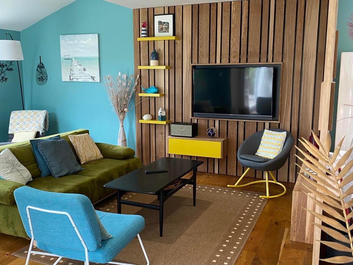 Maison Contemporaine Independante, Proche Plage Et Centre-Ville, 4*, Animaux Acceptes, Avec Wifi - Fr-1-418-124 لو باليه المظهر الخارجي الصورة