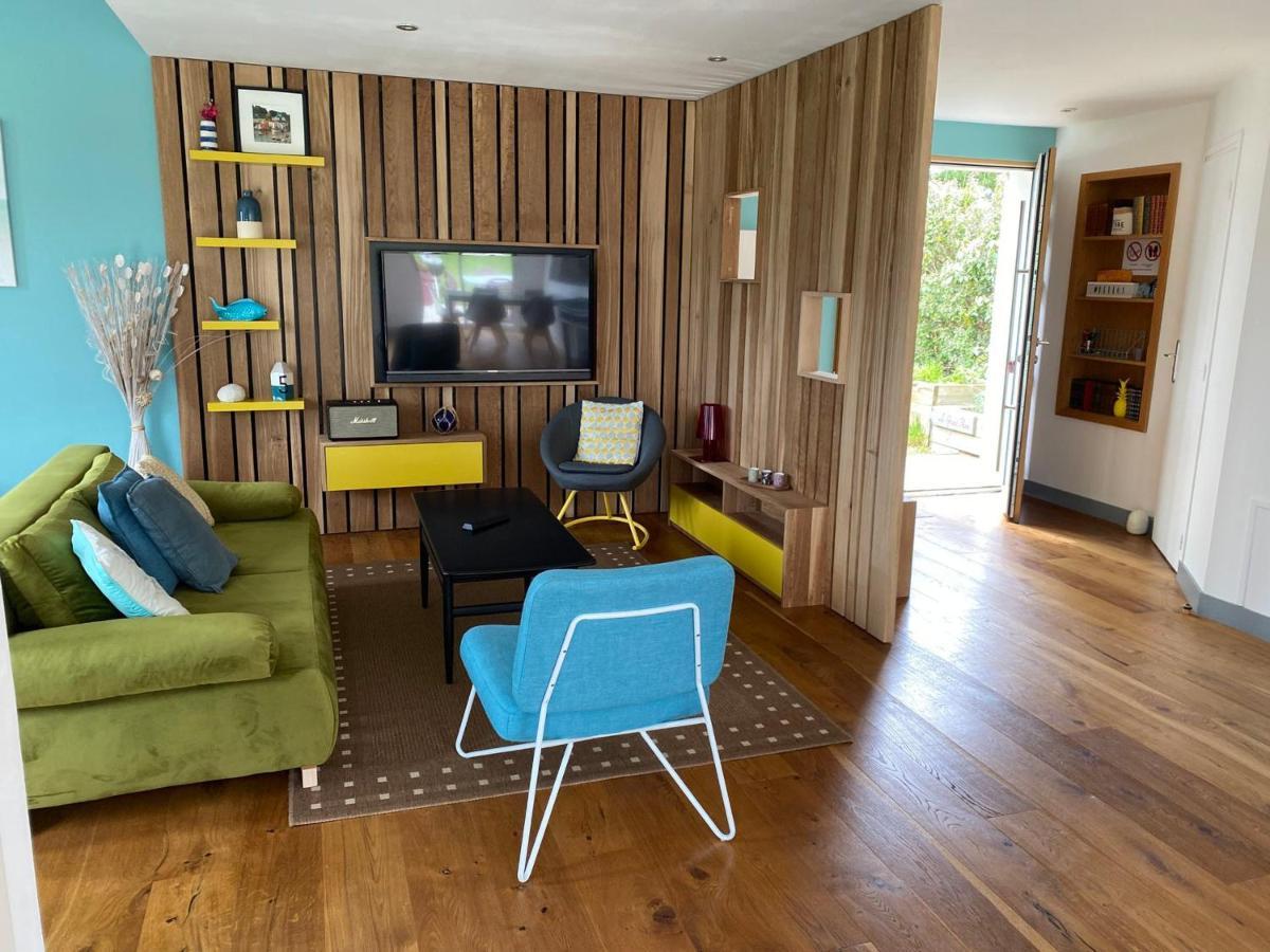 Maison Contemporaine Independante, Proche Plage Et Centre-Ville, 4*, Animaux Acceptes, Avec Wifi - Fr-1-418-124 لو باليه المظهر الخارجي الصورة